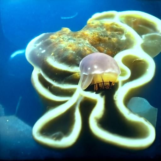 Honeypunk Jellyfish AI Image