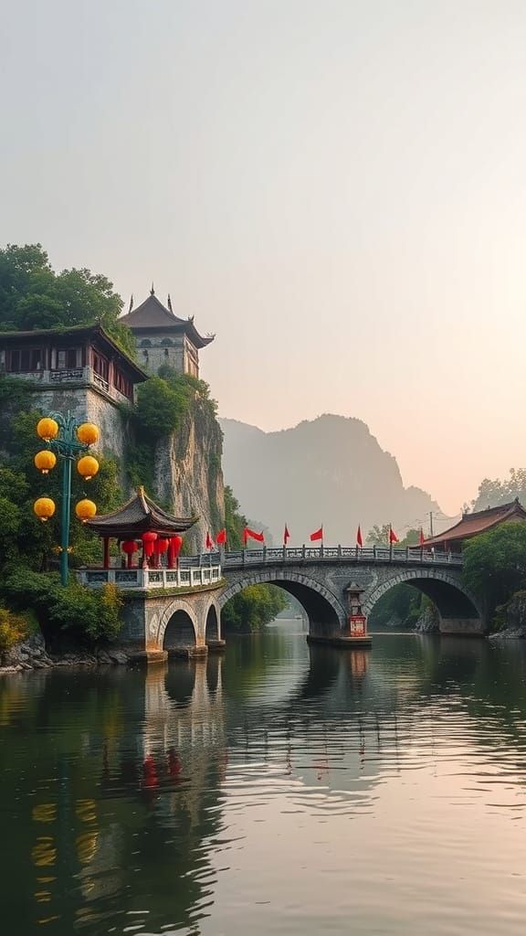 Spectacular Duge Bridge in China
