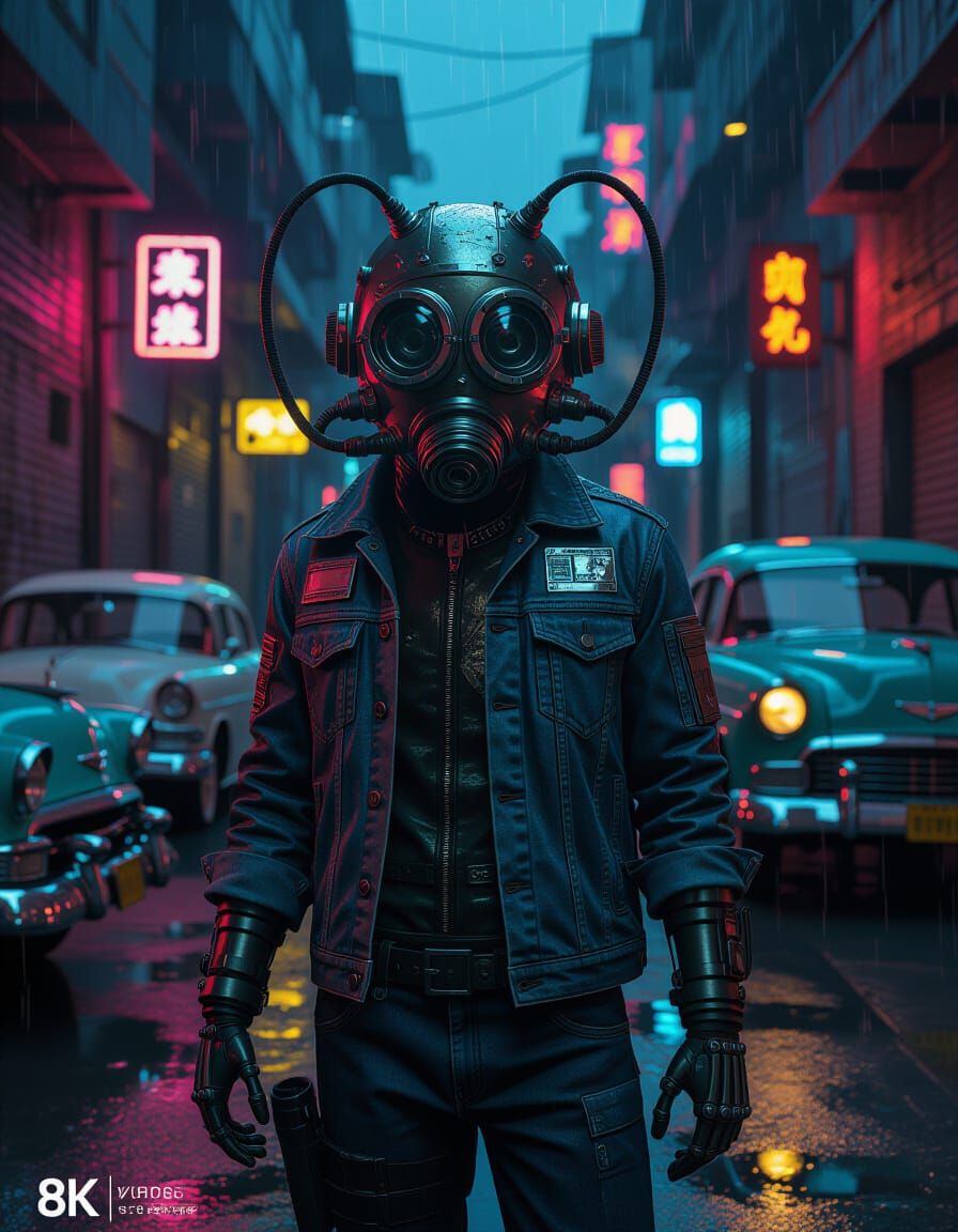 Cyberpunk character