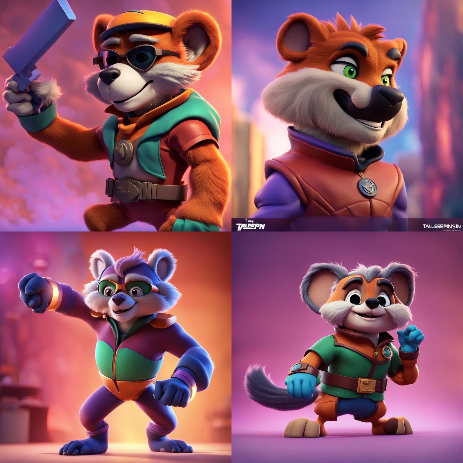 Kit Cloudkicker Joins Teen Titans: Pixar-Style 3D Art