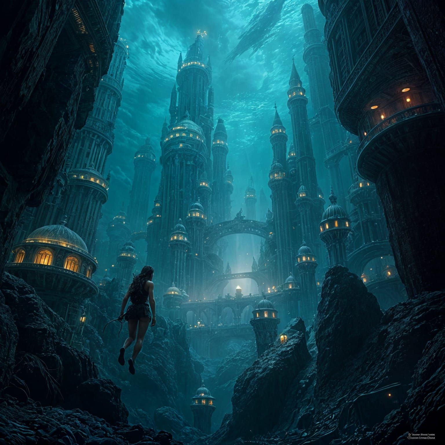 Lost City of Atlantis Shines in the Deep Ocean