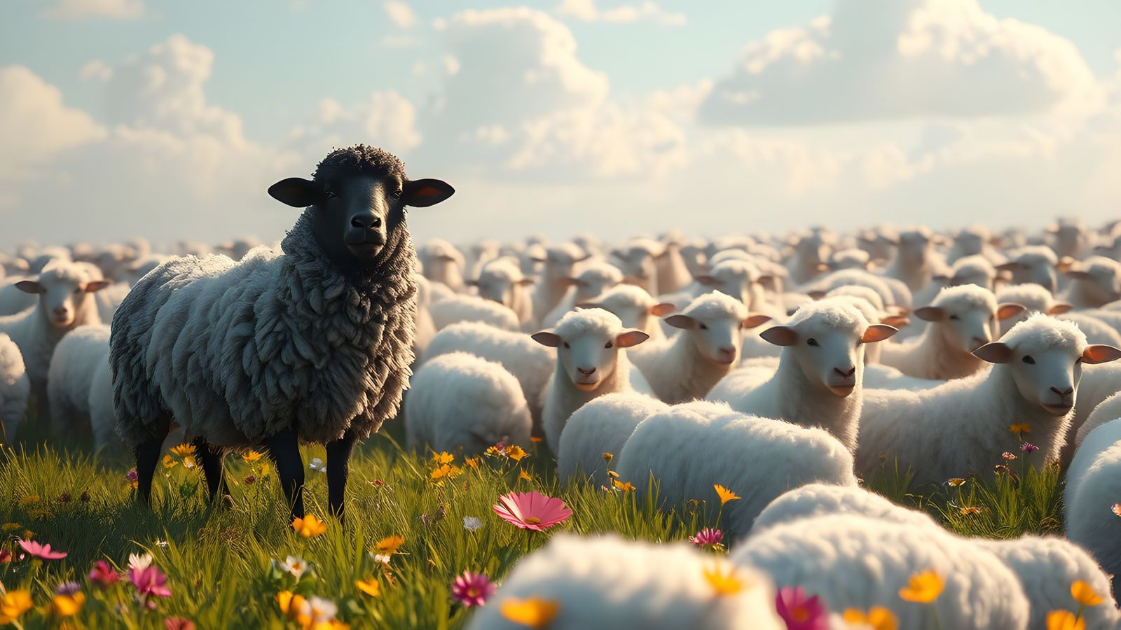 Black Sheep in a White Sheep Herd