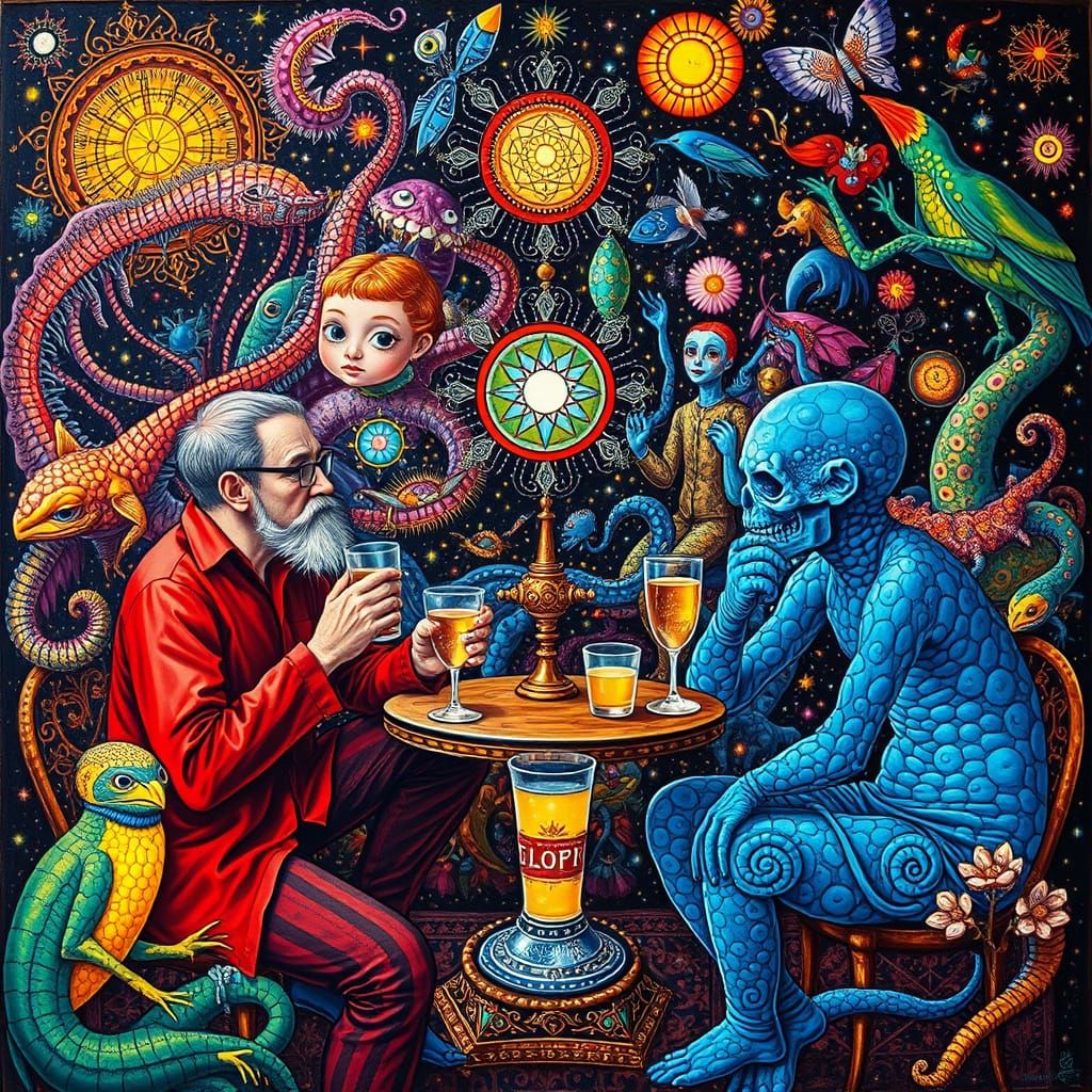 Cosmic Cafe: A Psychedelic Art Utopia