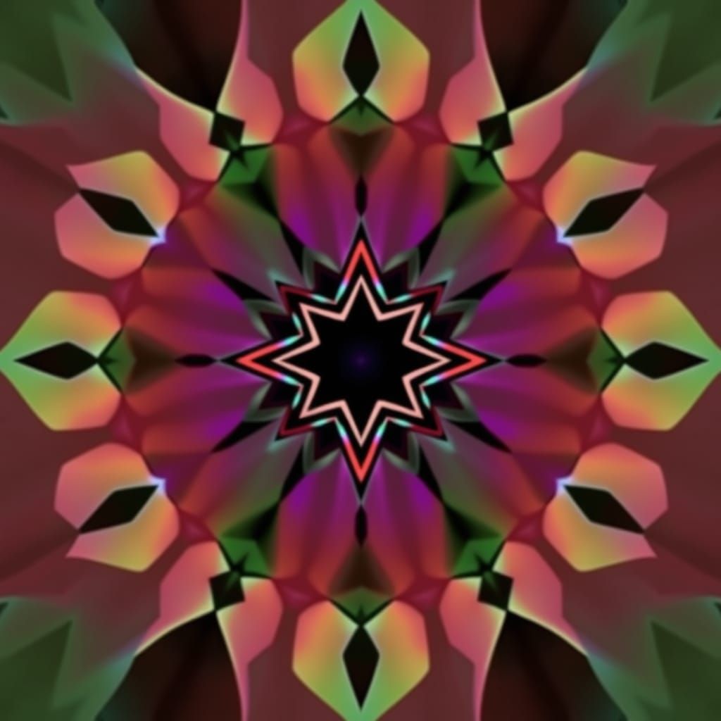 Geometric Porphyrin Mandalas