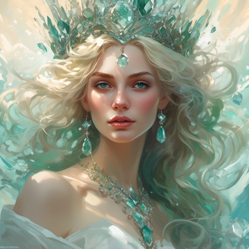 Hyperrealistic Fairy Princess Portrait in 8K