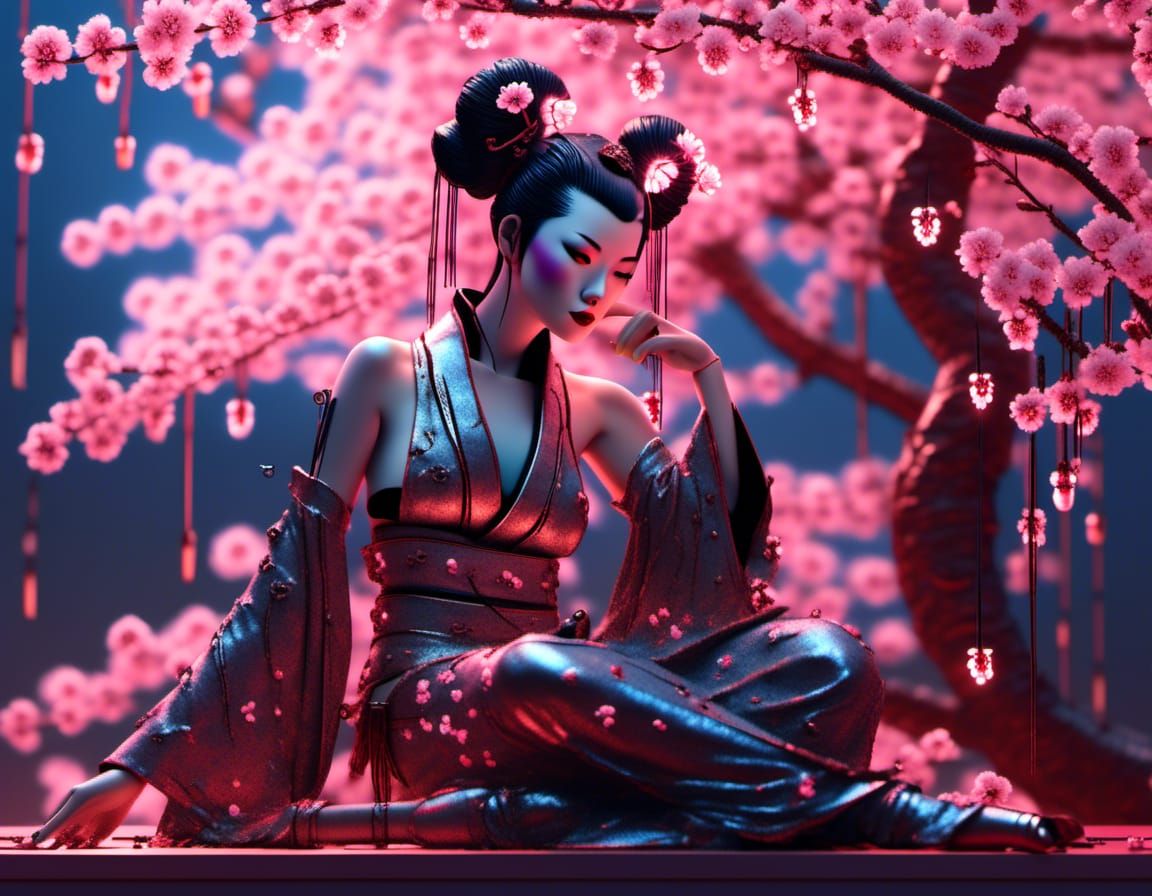 Cyberpunk Geisha