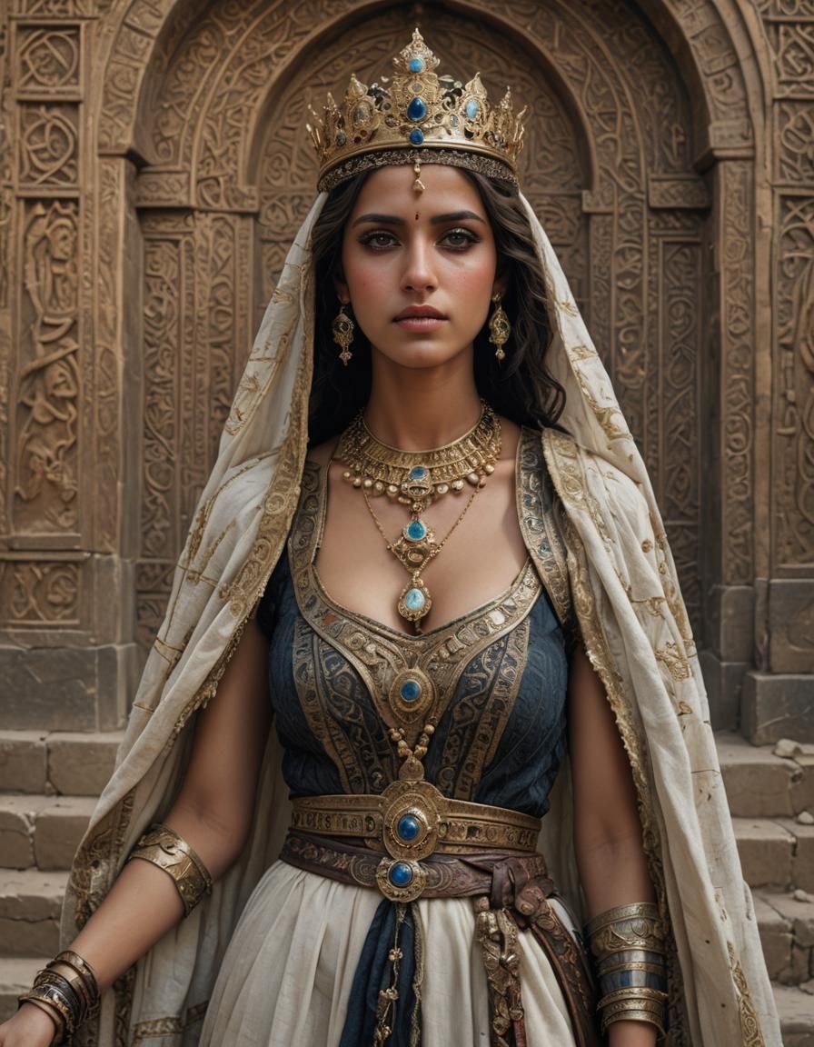 Yemeni Queen of Saba, Ultra Realistic 6K Photo