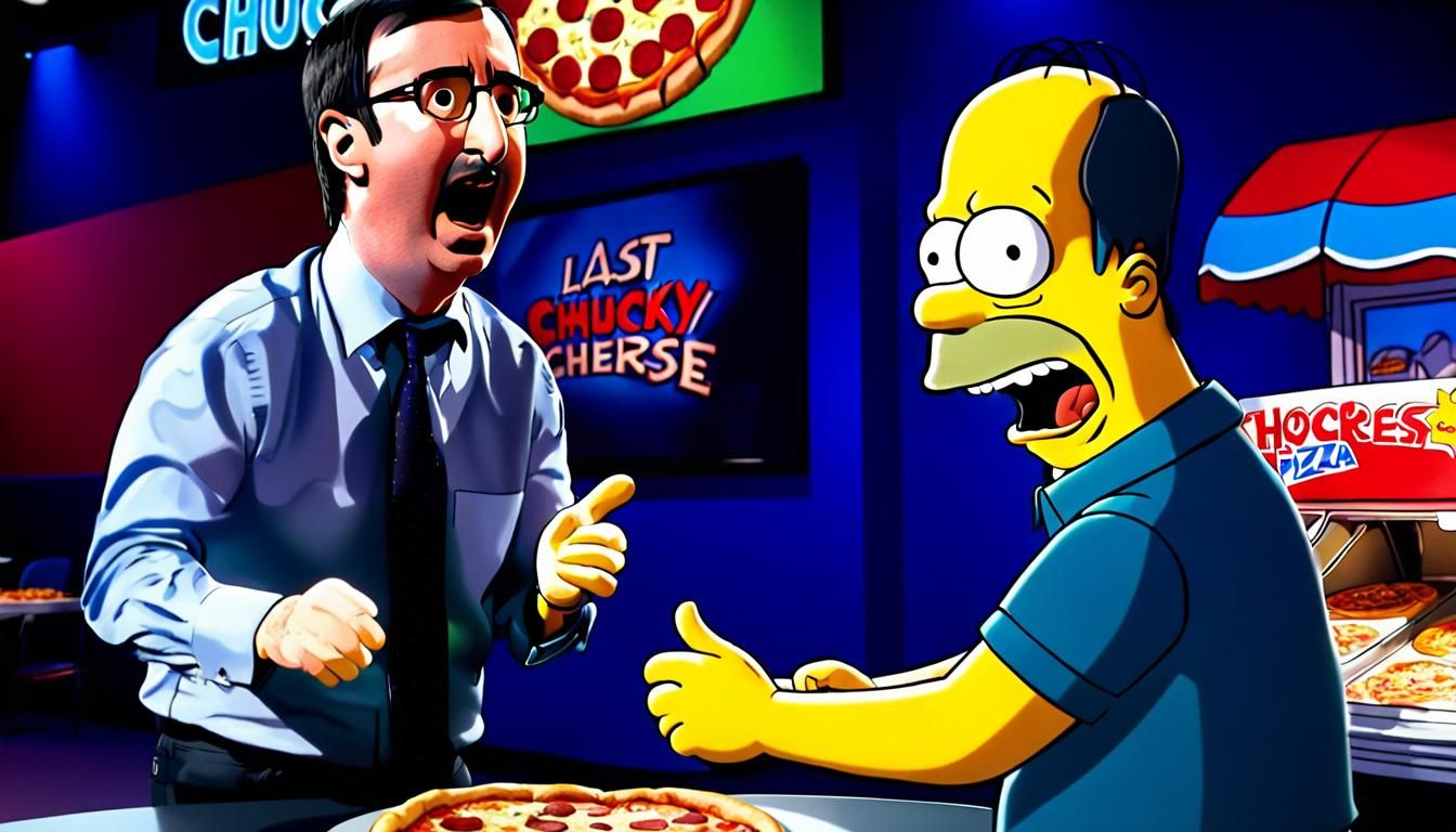 Cartoon Argument: John Oliver vs. Homer Simpson