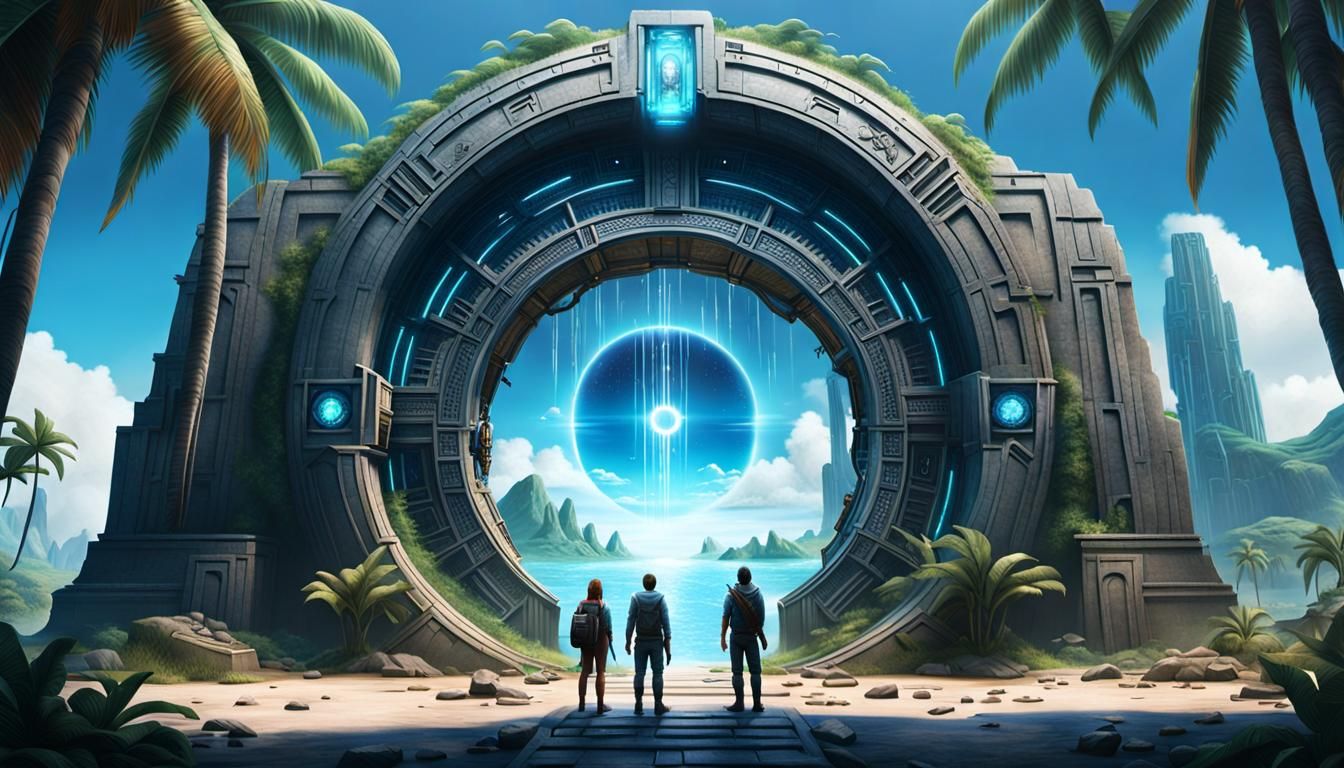 Stargate Portal Opens to Tropical Island Paradise