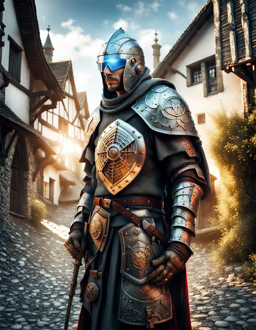 Sci-fi in medieval village