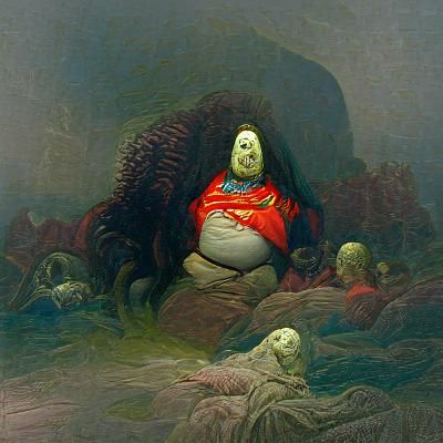 Gothic Horror Impostor in Doré Style