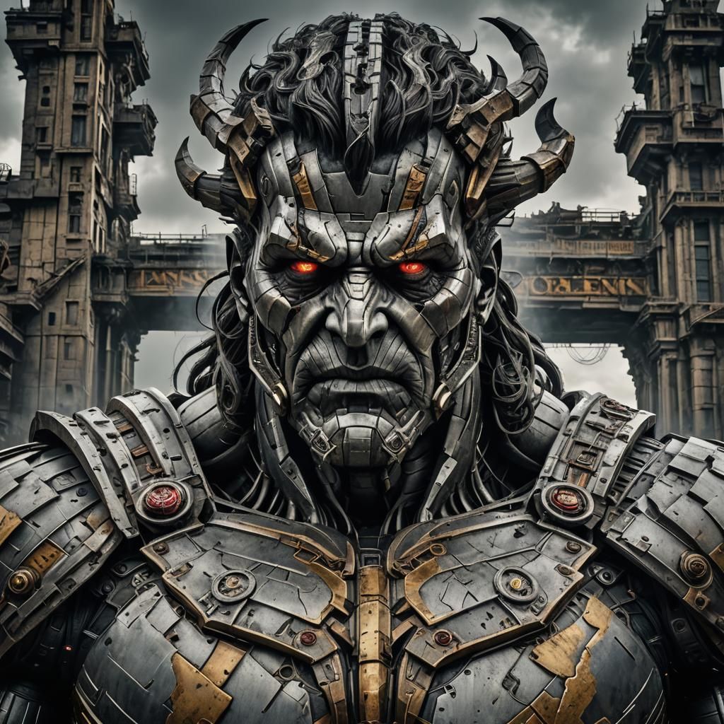 Hyperrealistic Colossus with Intricate Details