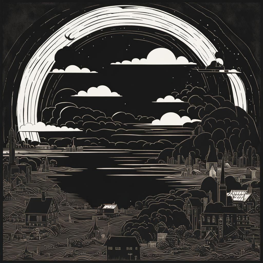 Abstract Black Void: An Exploration of Darkness