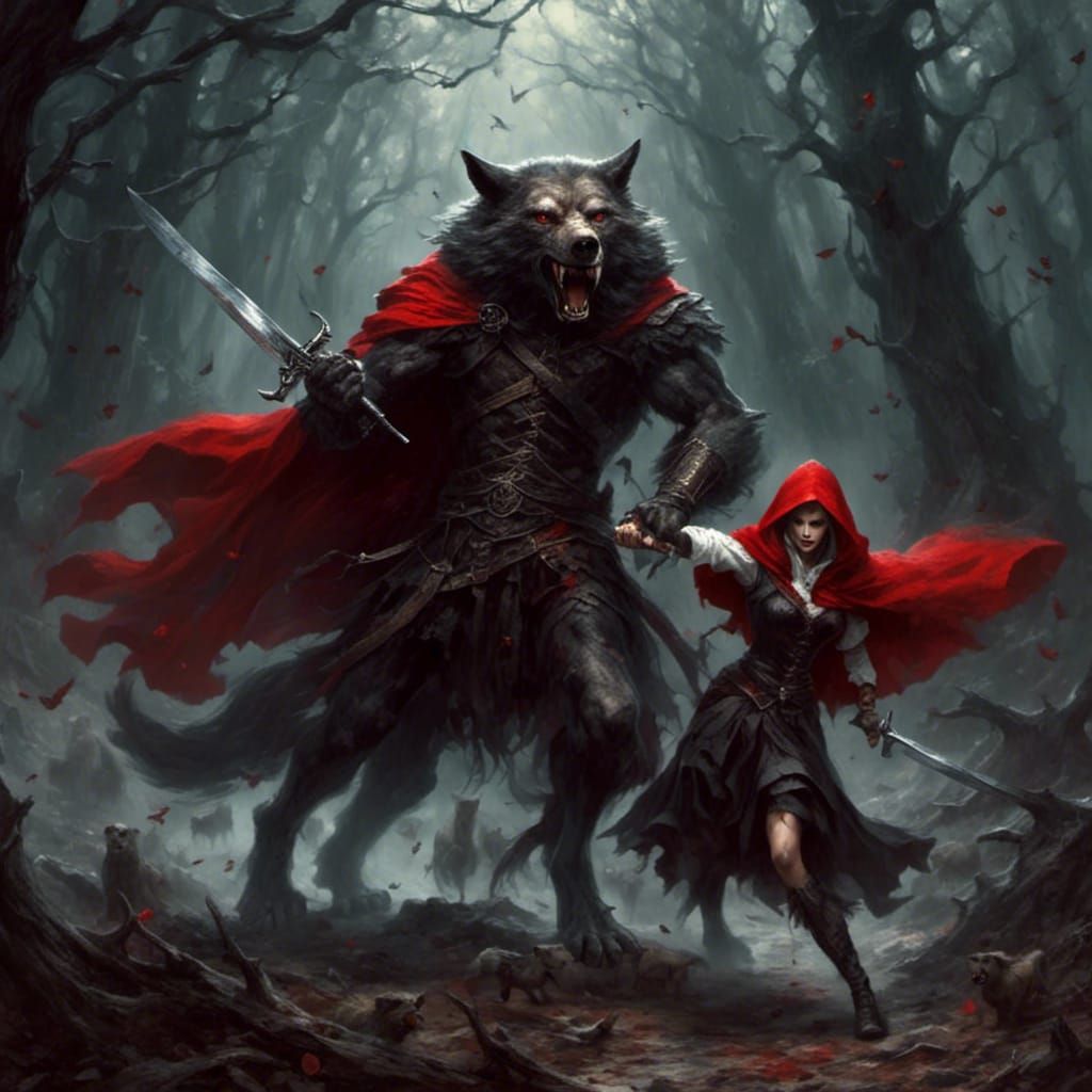 Red Riding Hood's Dystopian Battle