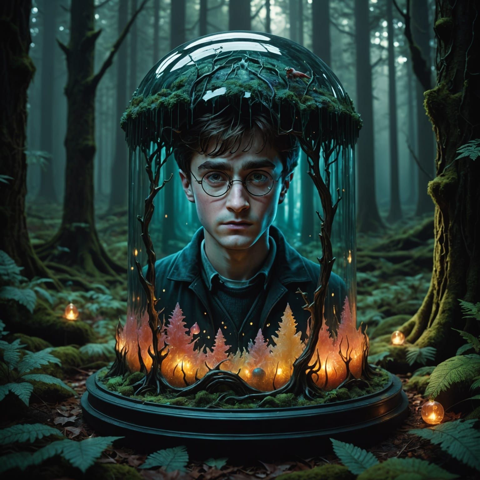Harry Potter Jelly Sculpture in Dark Forest