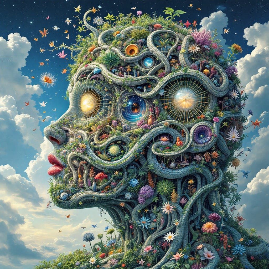 Dreamlike Goddesses Merge Ethereal Fantasy Realms