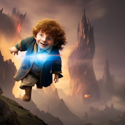 Boy imagines being Bilbo Baggins. | The Hobbit