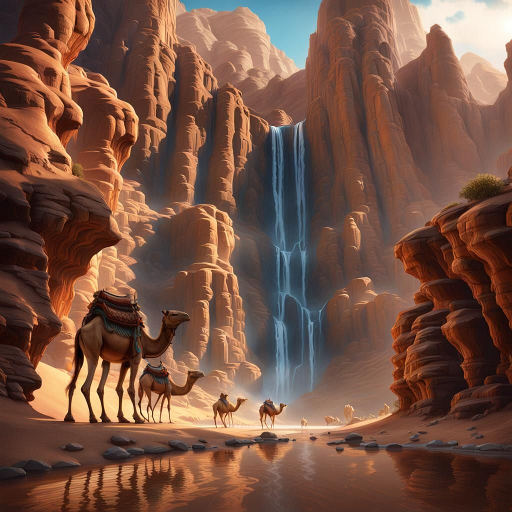 The Canyon of the desert