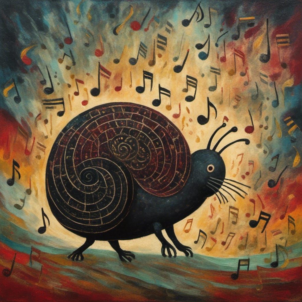 Jazz Band of Creatures in Vibrant Oil Painting