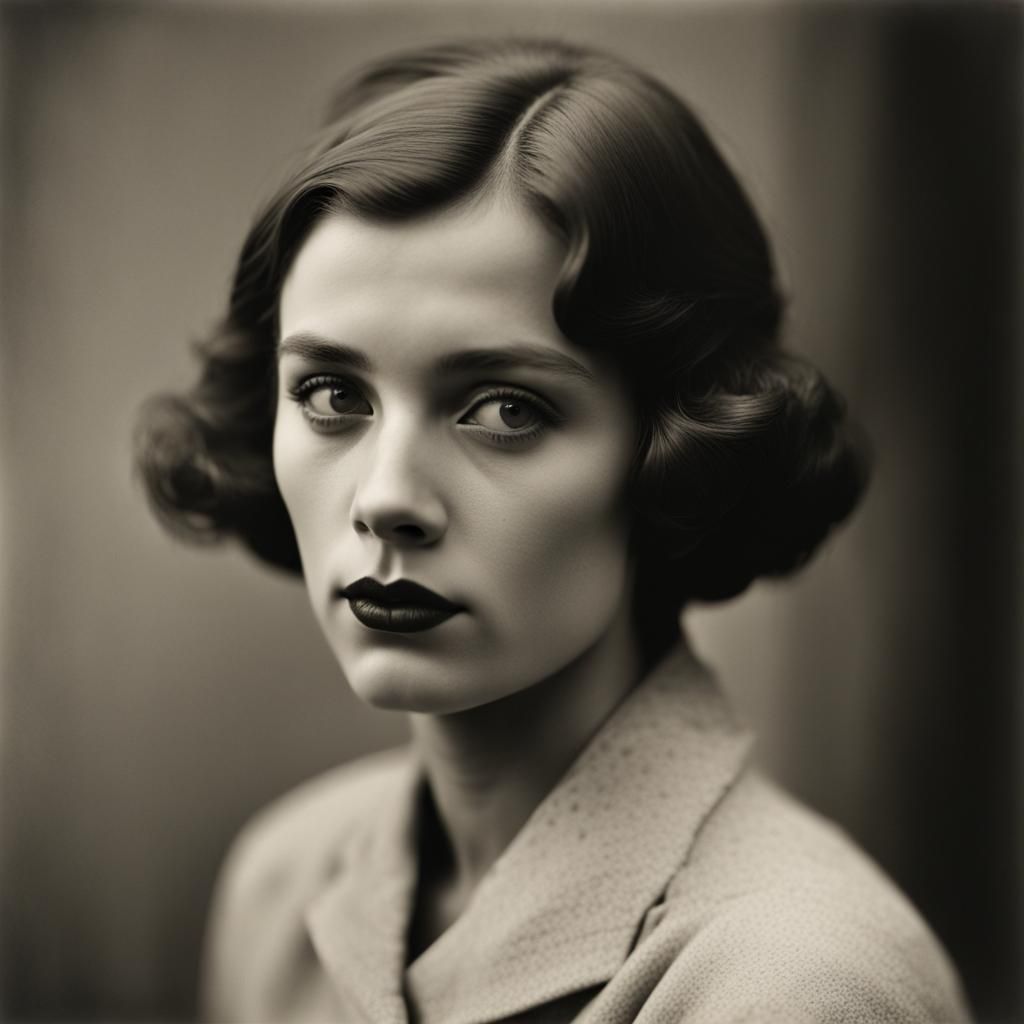 Melancholic Noircore Figure Under Moonlight Stars