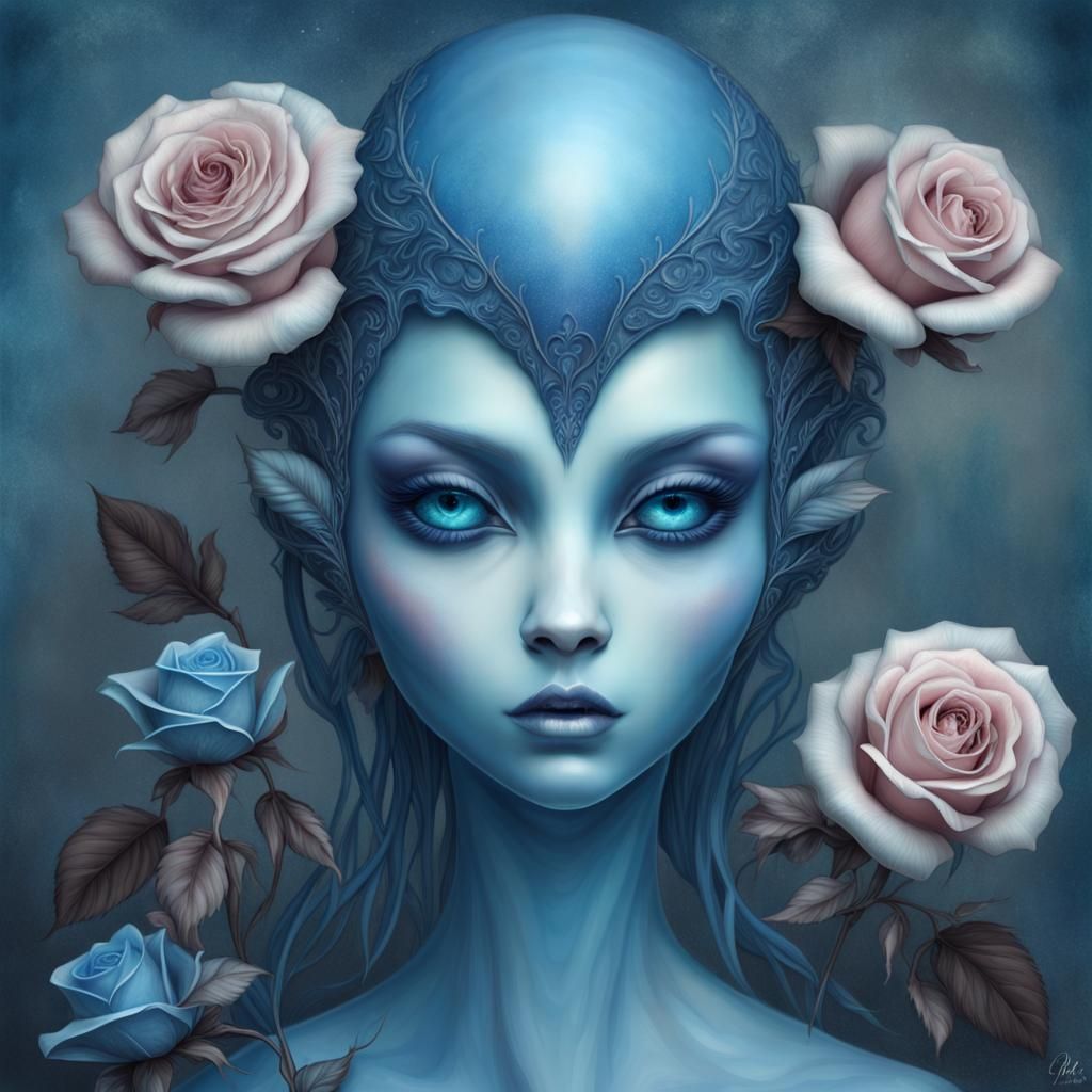 Alien and Roses
