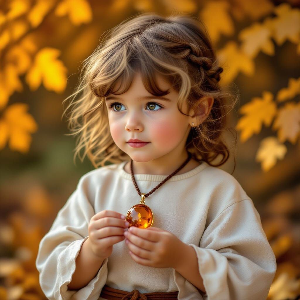 Child with Amber Amulet in Autumn, 1473