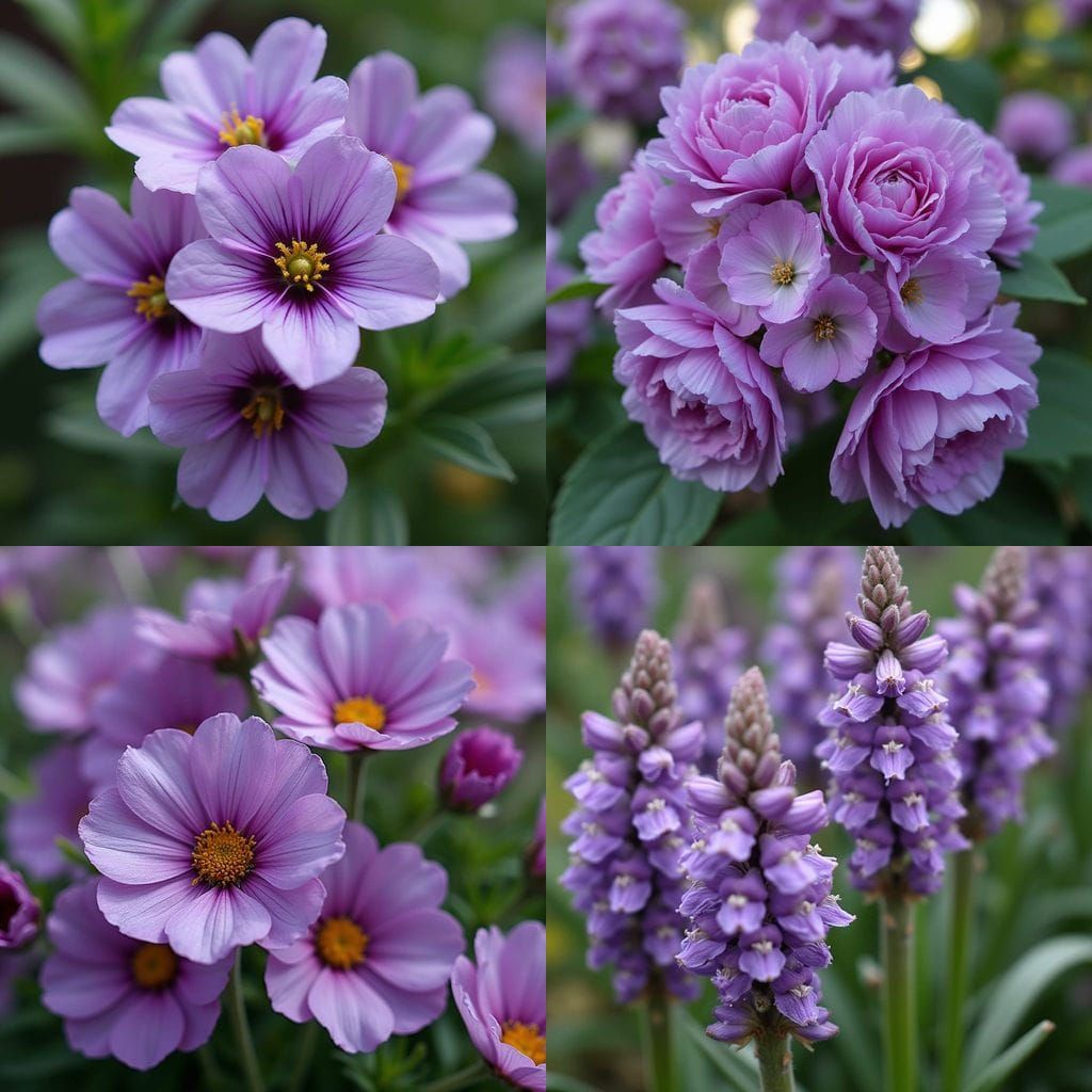 Vibrant Purple Blossoms in Full Bloom