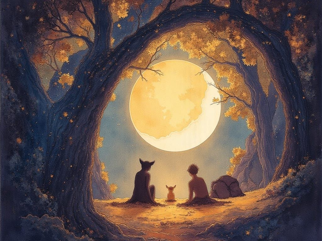 Dreamlike Surreal Landscape Generated from Simple Prompt