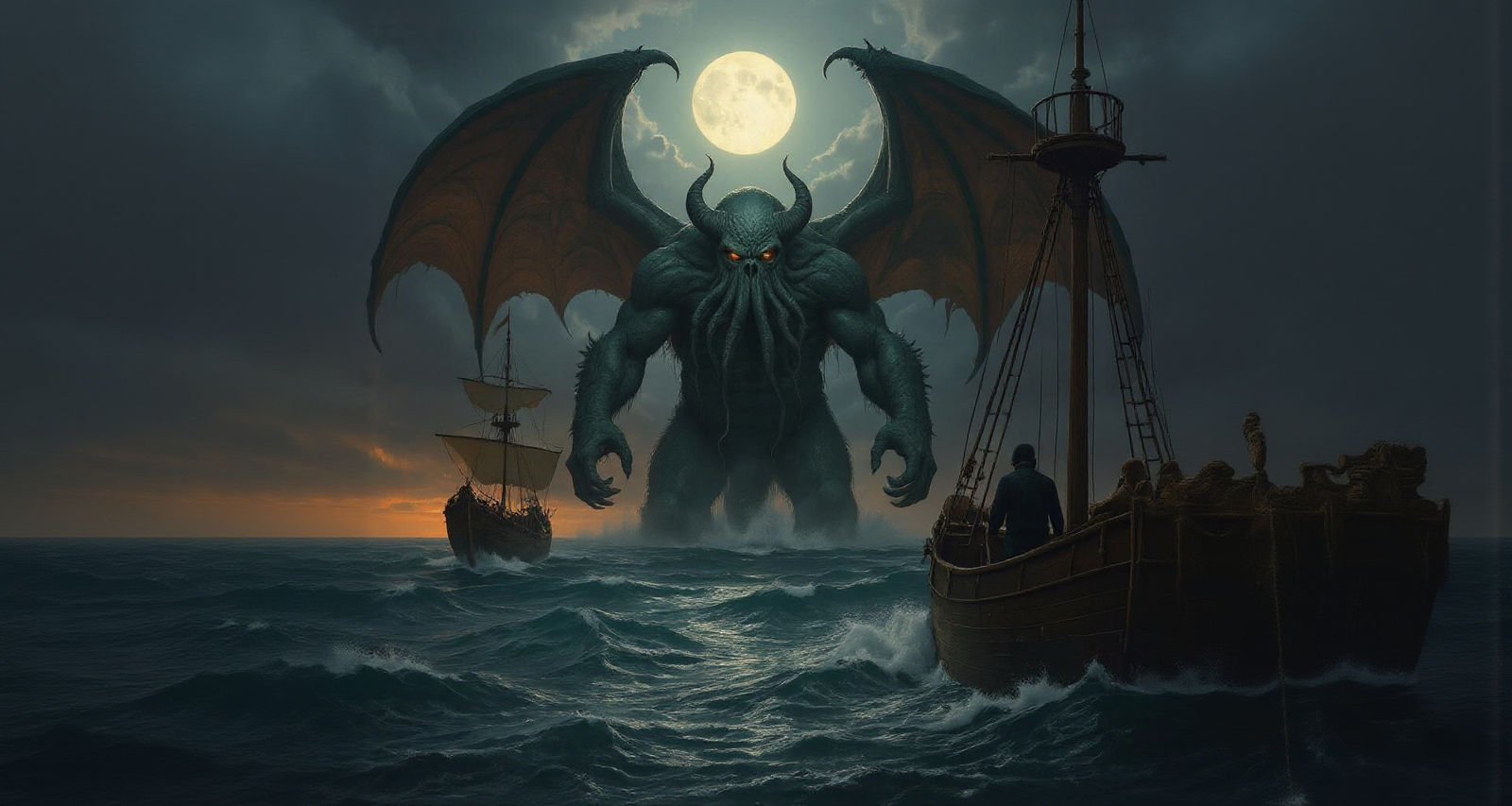 Cthulhu Rising: A Horror Scene