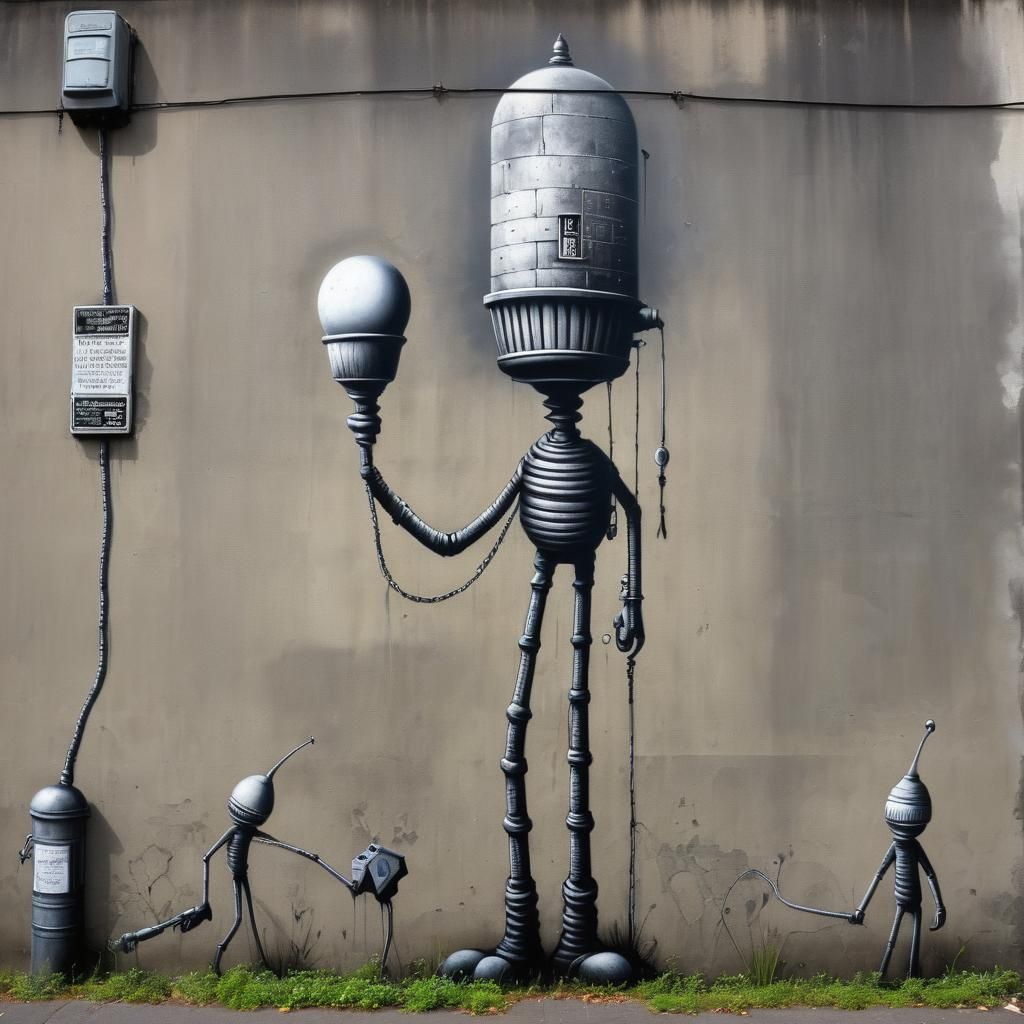 Phlegm Style Street Art: Finding Light in Darkness