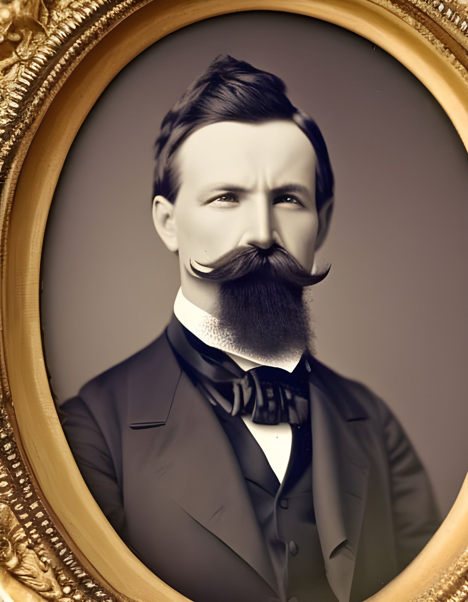 Epic Mustache of the 1800s portrait