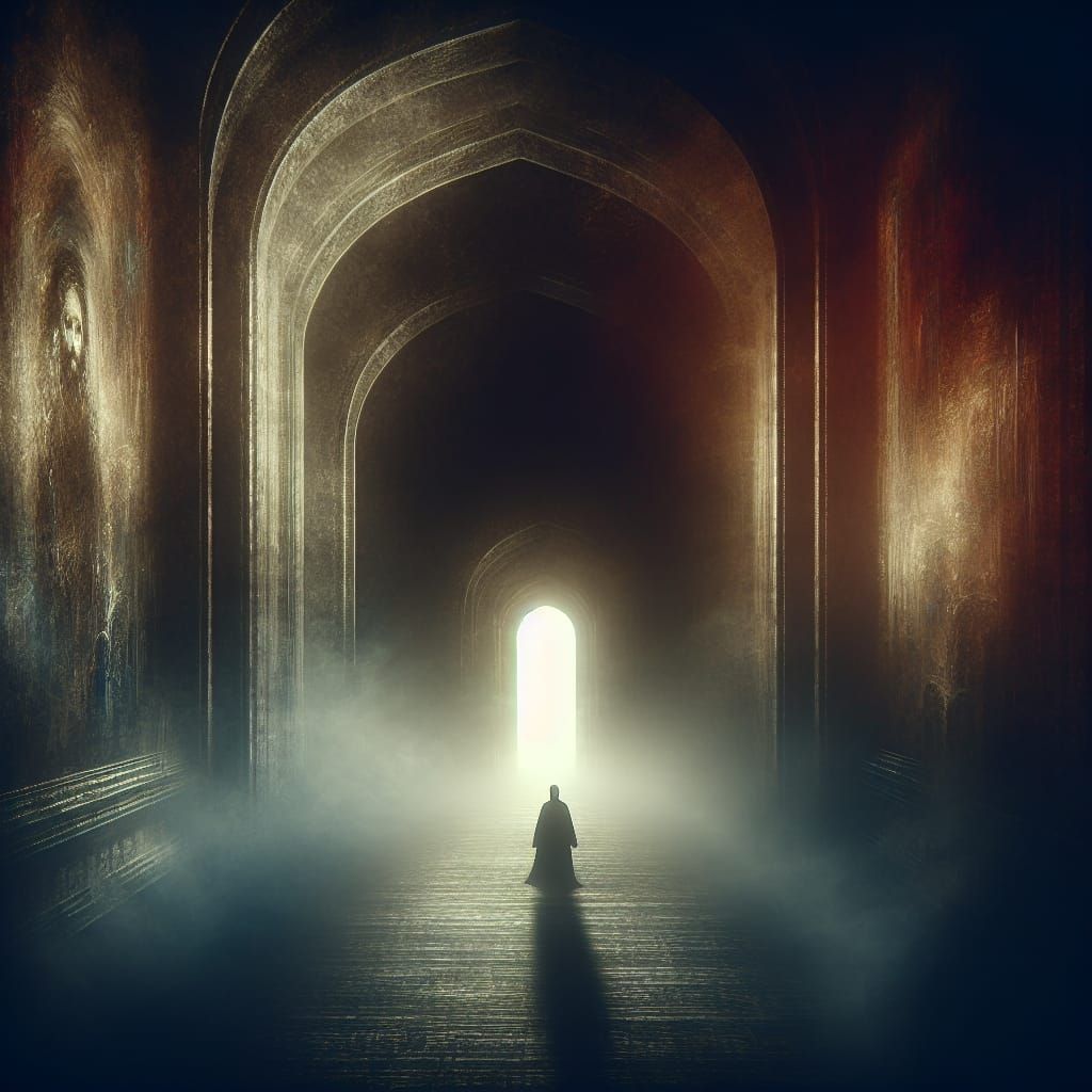 Evoking Obscurity: A Dramatic Play of Light and Shadow