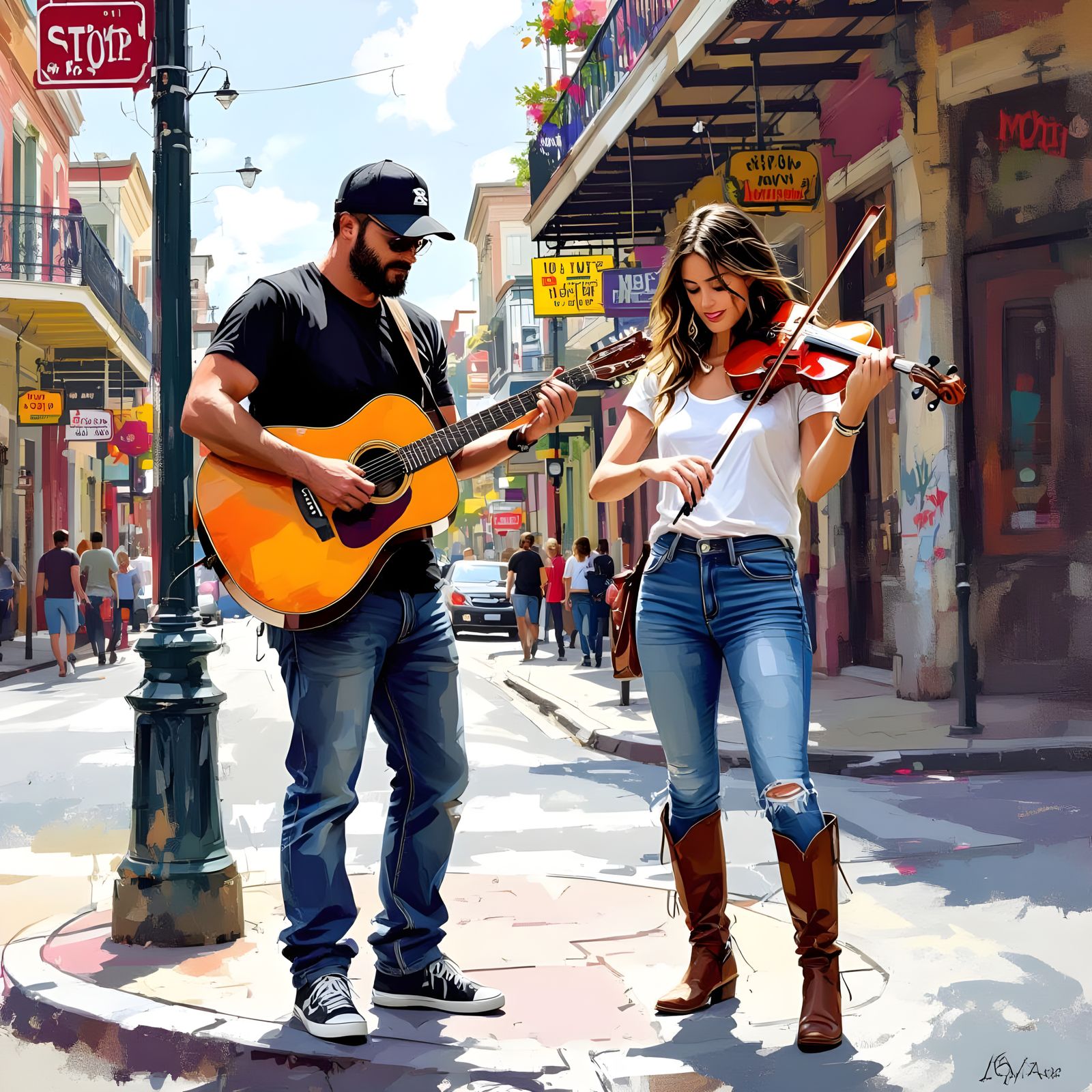 Street Musicians in Treme, New Orleans