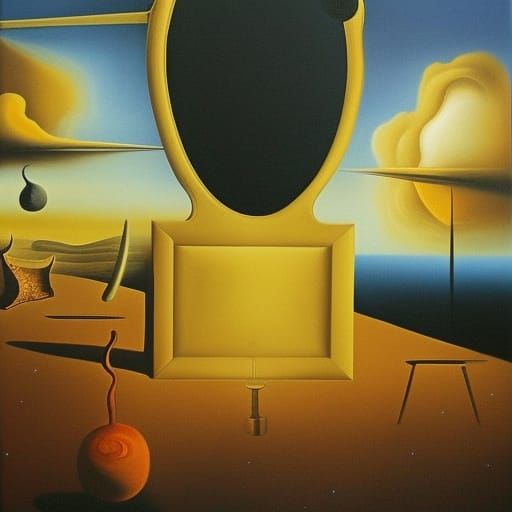 Surreal Astronomy in Style of Salvador Dali