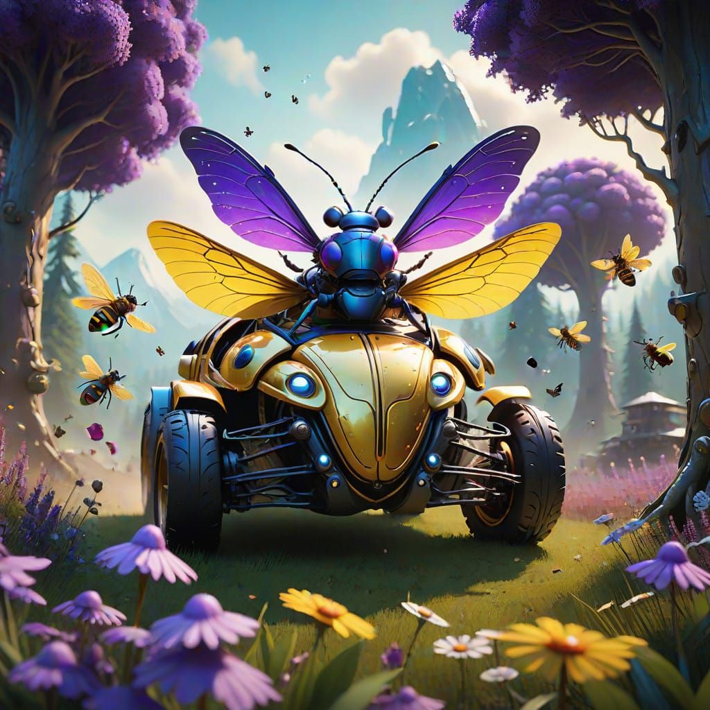 Wyld Fae in Vibrant Meadow Racing Competition