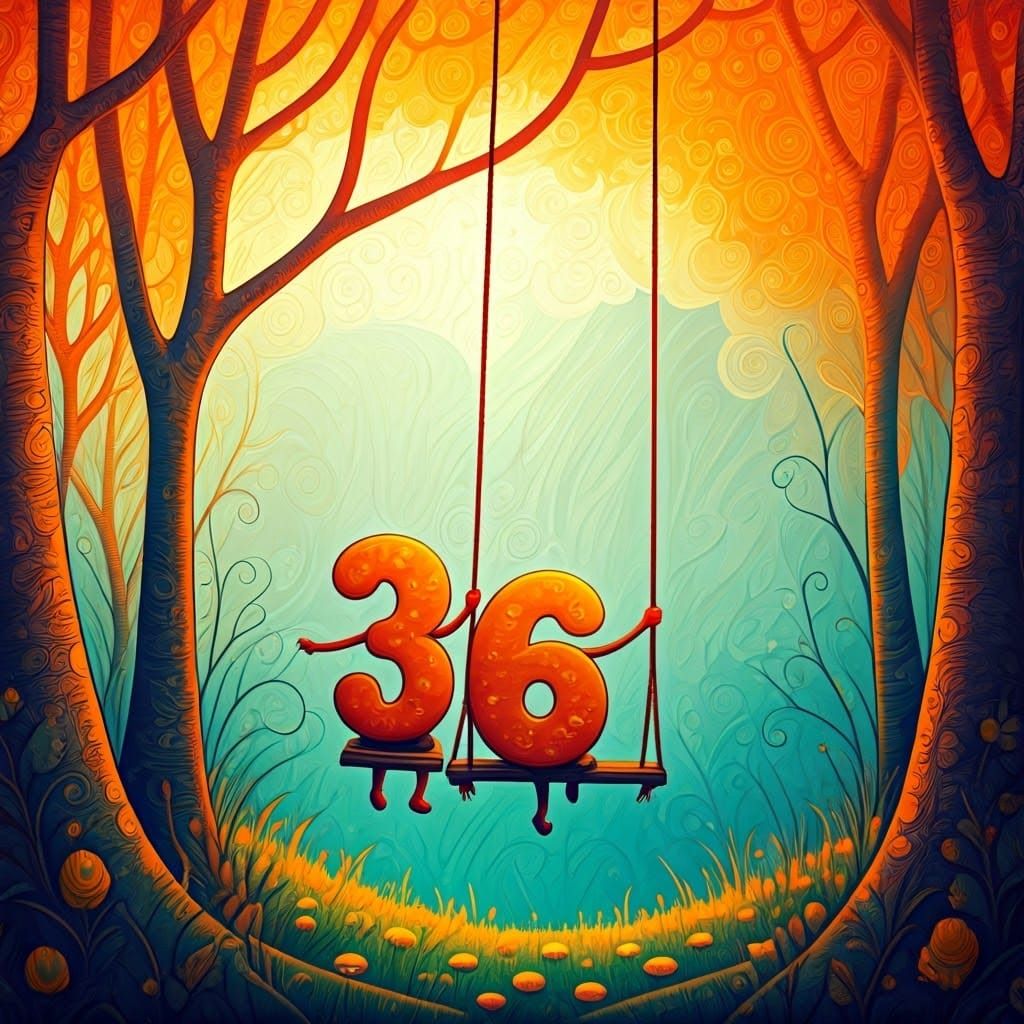 Number 3 Pushing Number 6 in Abstract Landscape