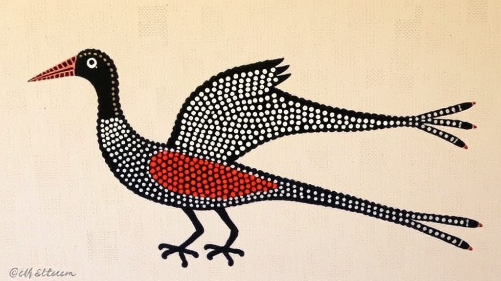 Aboriginal Bird Art