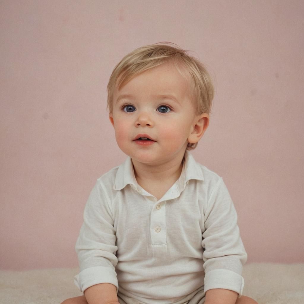 Sweet Two-Year-Old Boy Portrait