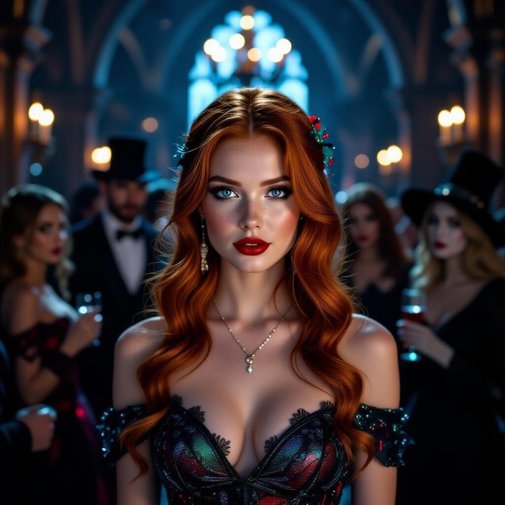 Gothic Castle New Year's Eve Party with Monsters