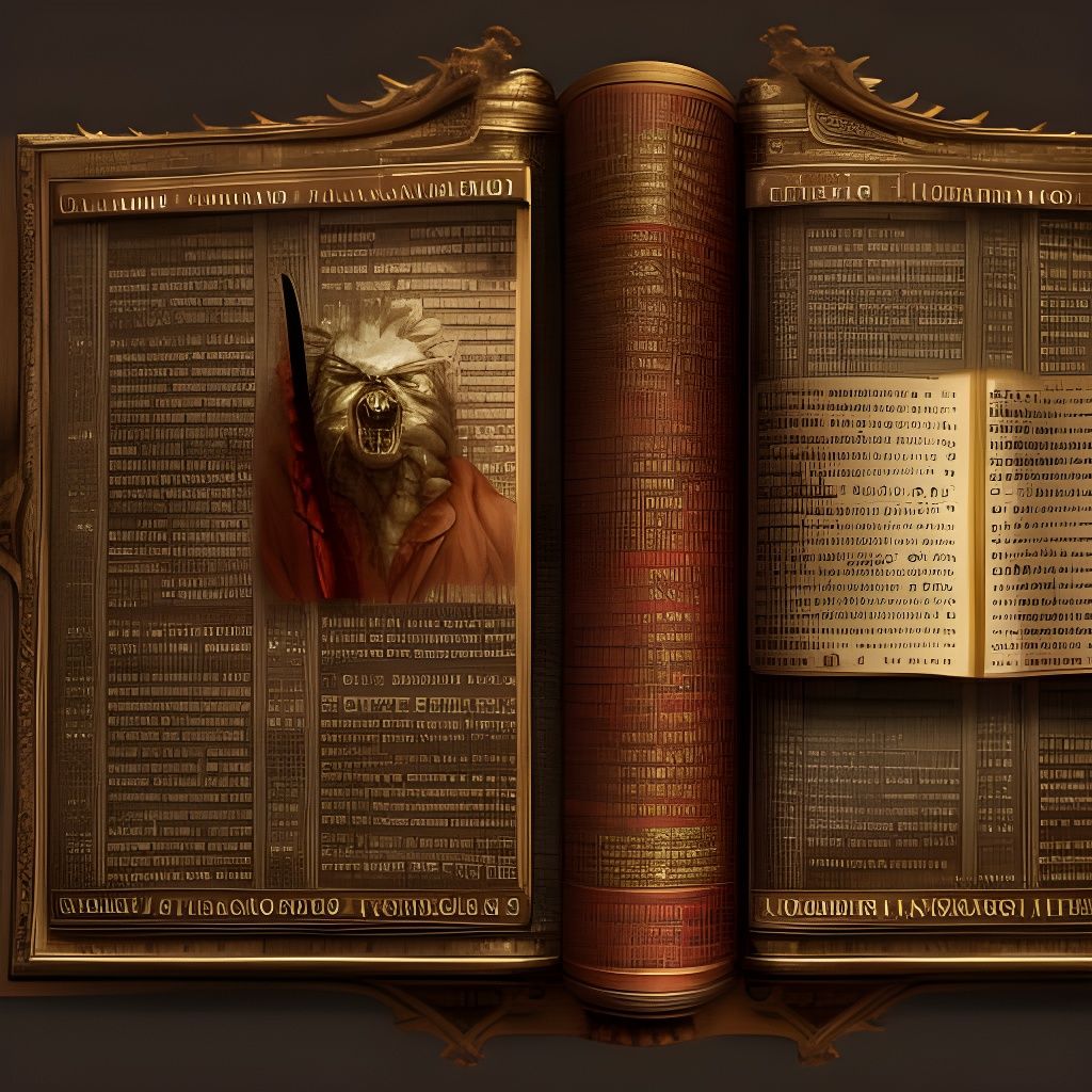 Demonic Eldridge Bible: Detailed Matte Painting