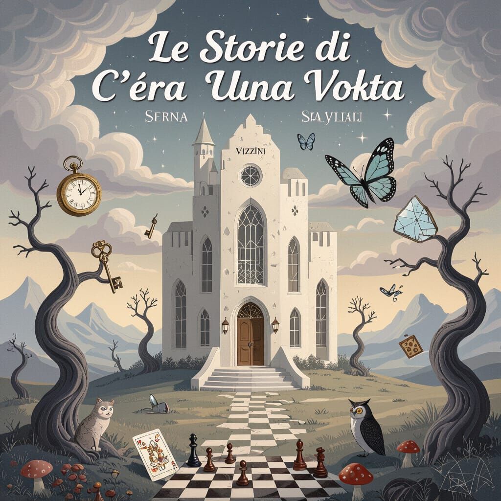 Fairytale Book Cover with Ethereal Surrealism