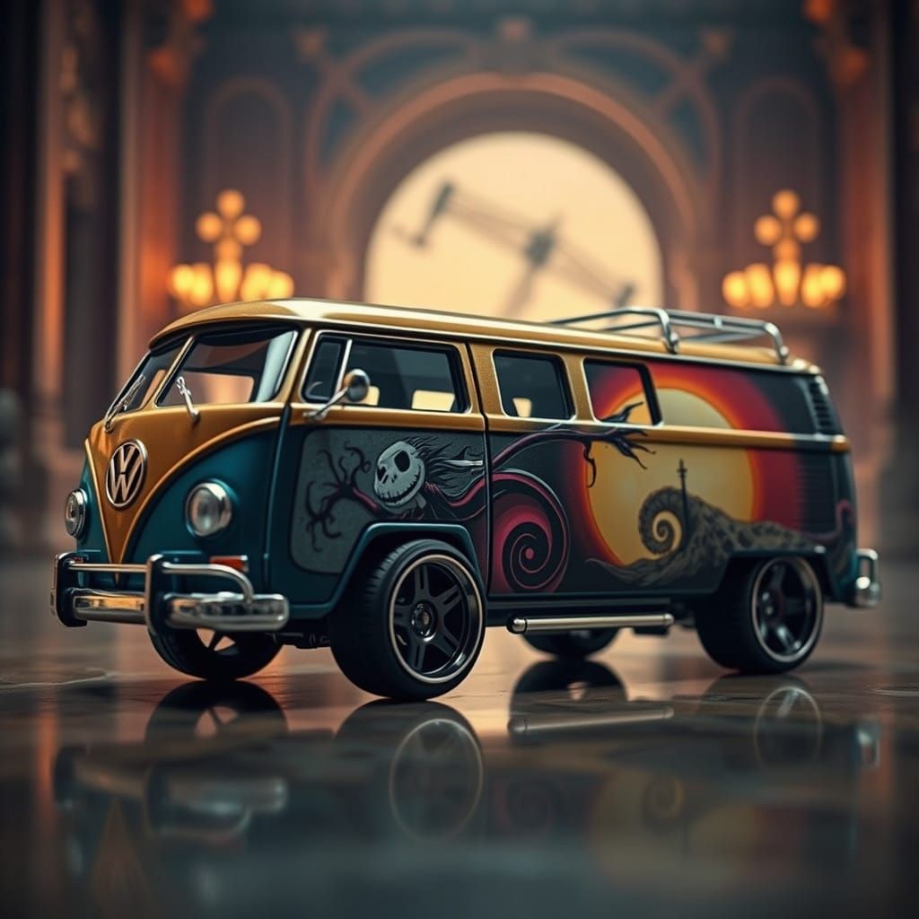 Jack Skellington Hot Wheels Bus