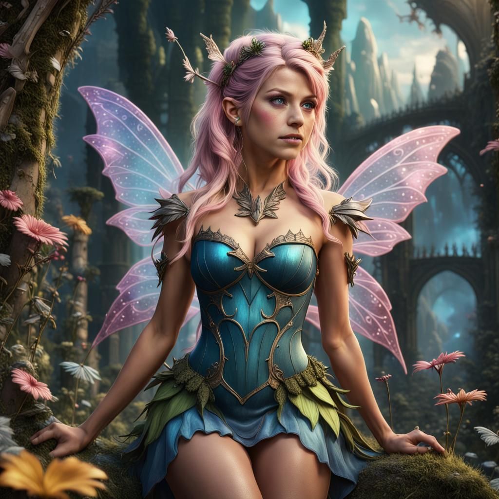 Alexa Bliss as a Fantastical Fairy Concept Art