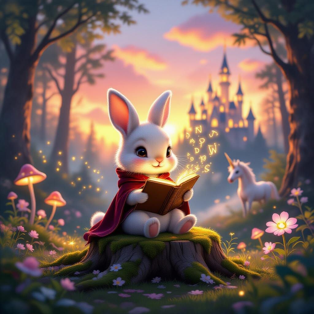 Enchanted Forest: Baby Rabbit's Magical Storybook