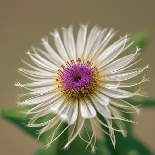 Dandelion Macro Shot with Bokeh Effect