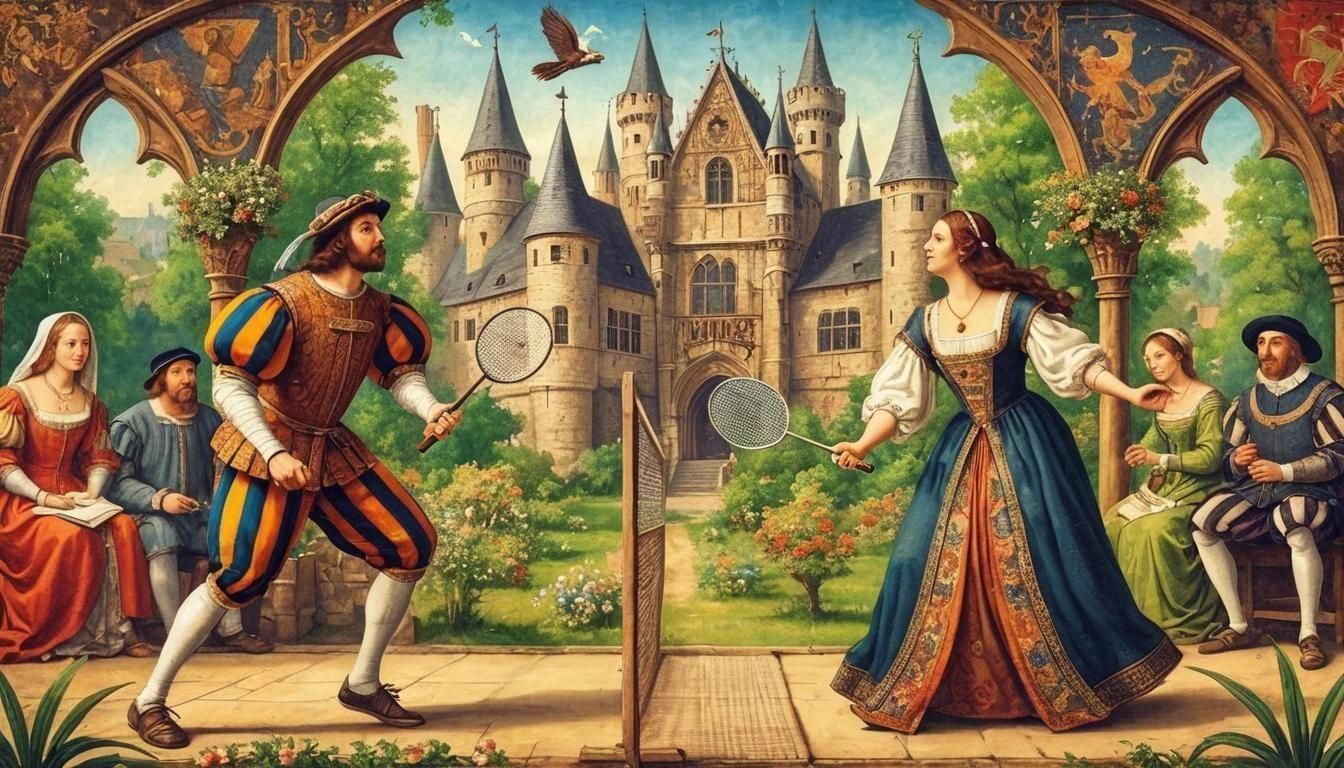 "Did that hawk just snatch our shuttlecock?"