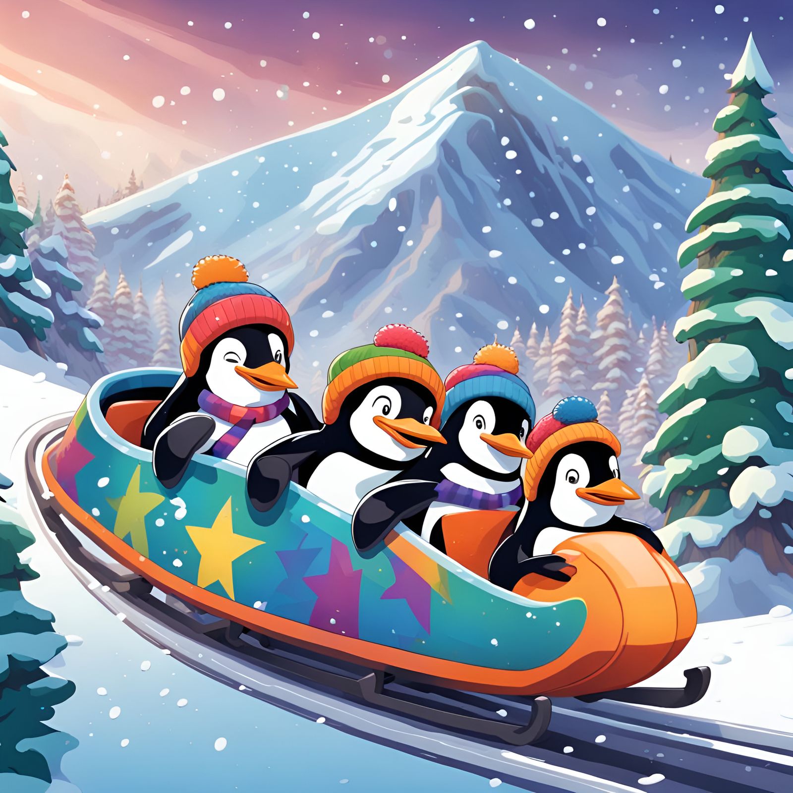 The Antarctic Bobsled Team