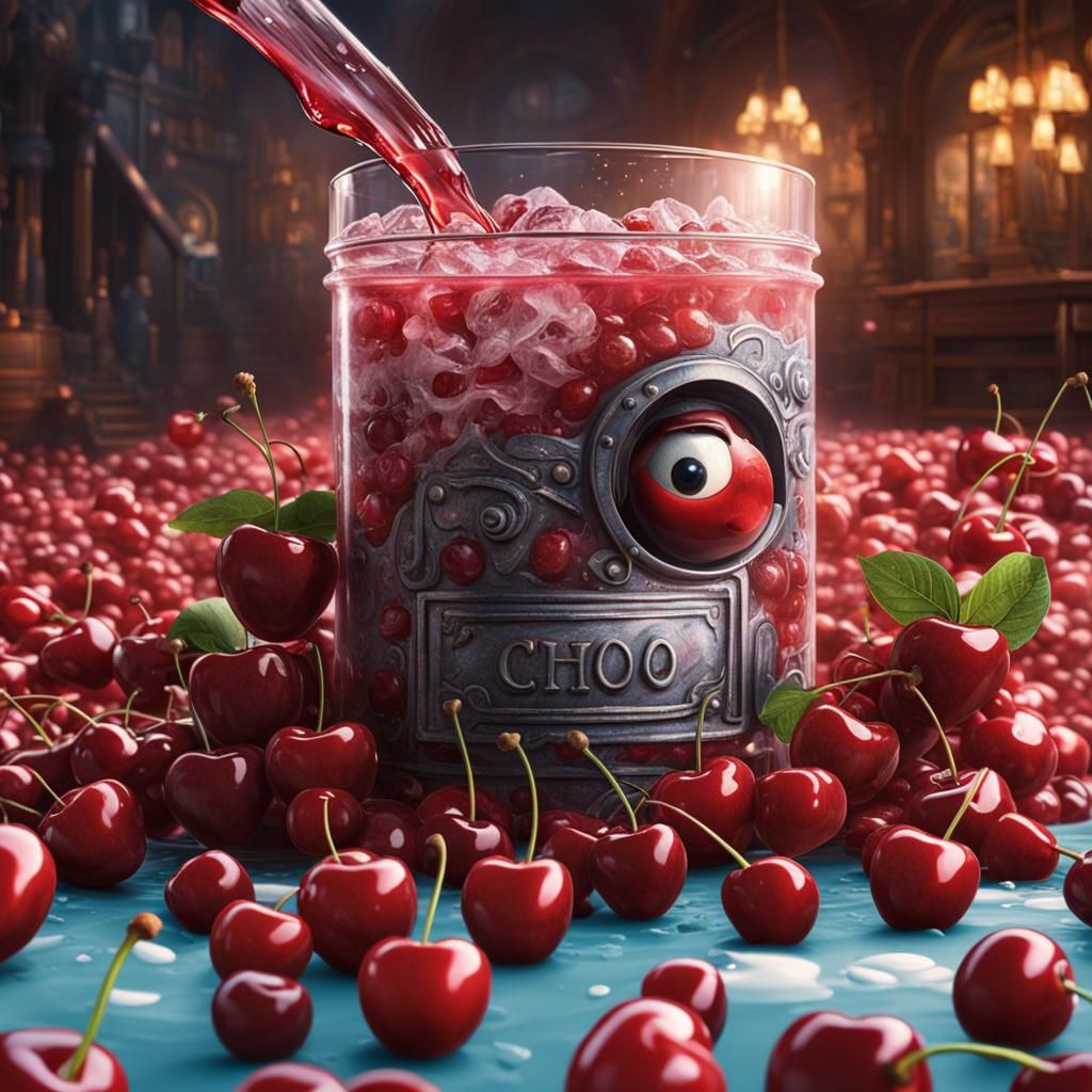 Choo Choo Cherry Funny-Face Drink Mix