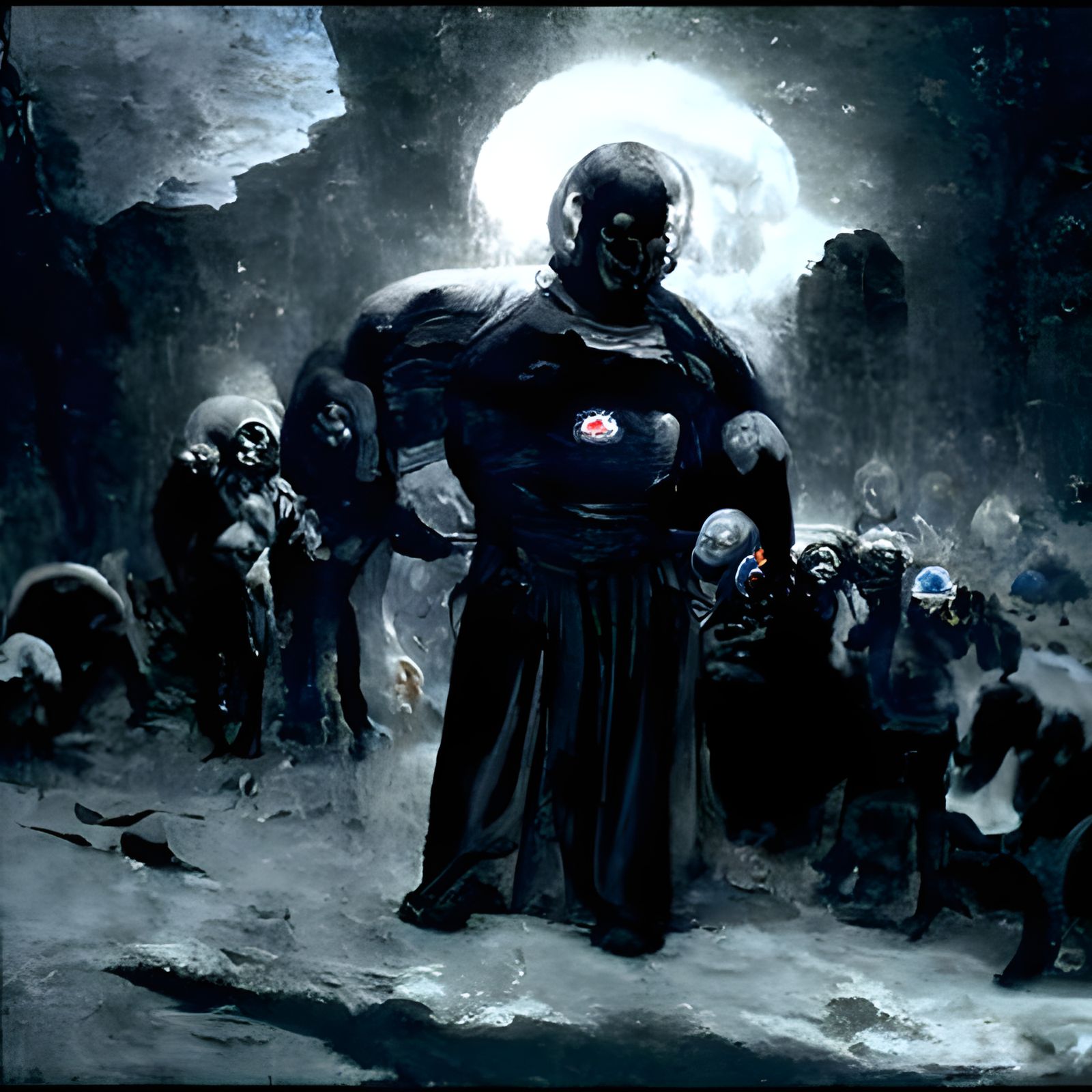 Darkseid: Horror Art Inspired by Doré and Rutkowski