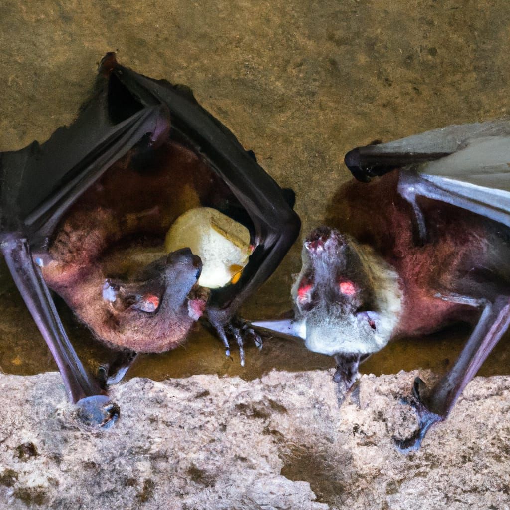 Contrasting Fruit Bats: A Study in Black and White